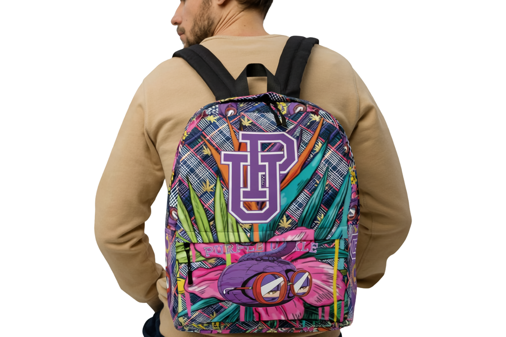 Purple Urkel Backpack purpl