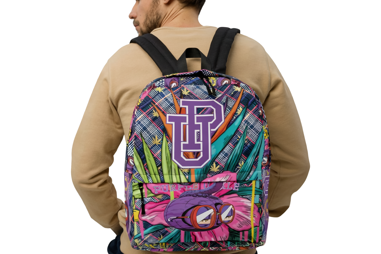 Purple Urkel Backpack purpl
